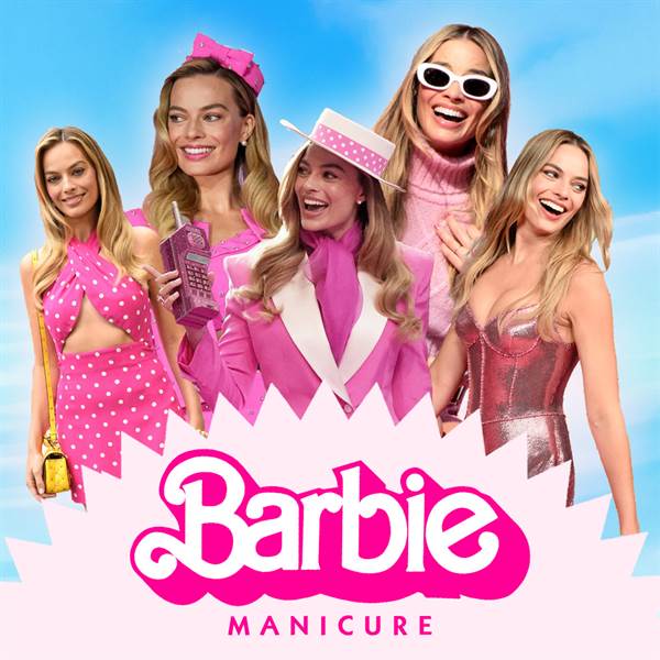 Nail Art Rosa Barbie: 3 idee manicure per un Barbie Look perfetto